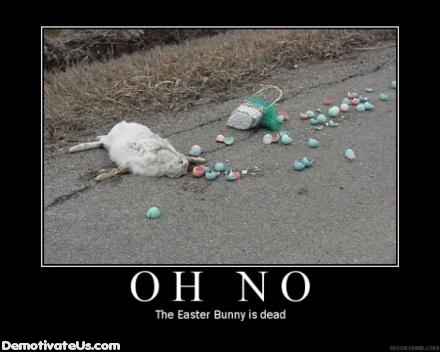 scary easter bunny pics. Jay on the amazing unny Close